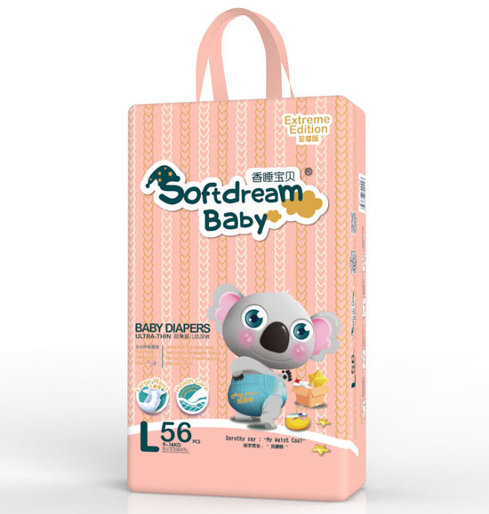 香睡寶貝超薄嬰兒紙尿褲L碼至尊版