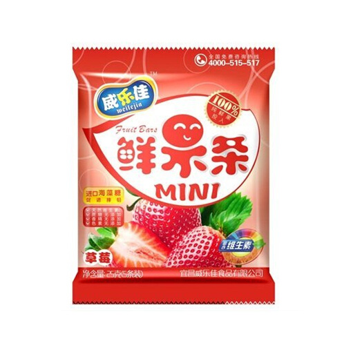 威樂佳草莓味鮮果條