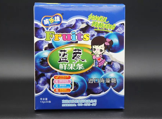 威樂佳藍莓水果條