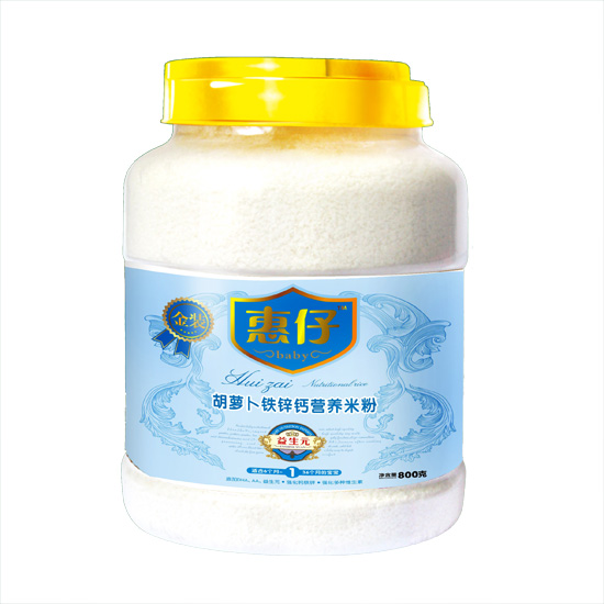 惠仔胡蘿卜鐵鋅鈣營(yíng)養(yǎng)米粉瓶裝
