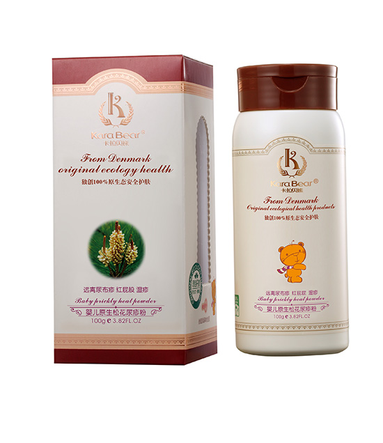 卡拉貝熊100gyinge原生松花尿疹粉