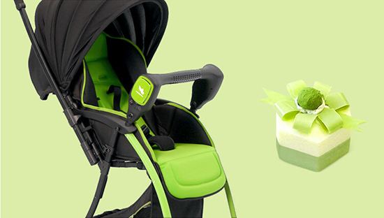 可思貝防霧霾yinge推車(森綠)