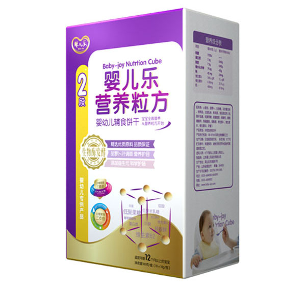 嬰兒樂(lè)營(yíng)養(yǎng)粒方嬰幼兒輔食餅干2段