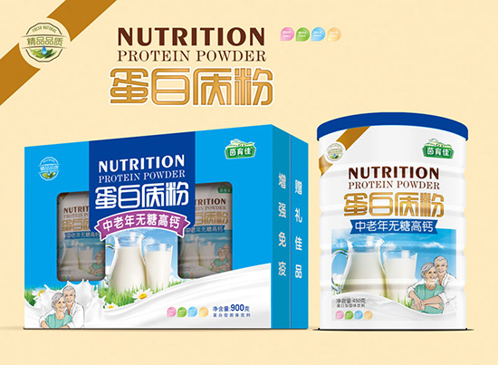 茵育佳中老年無糖高鈣蛋白質粉