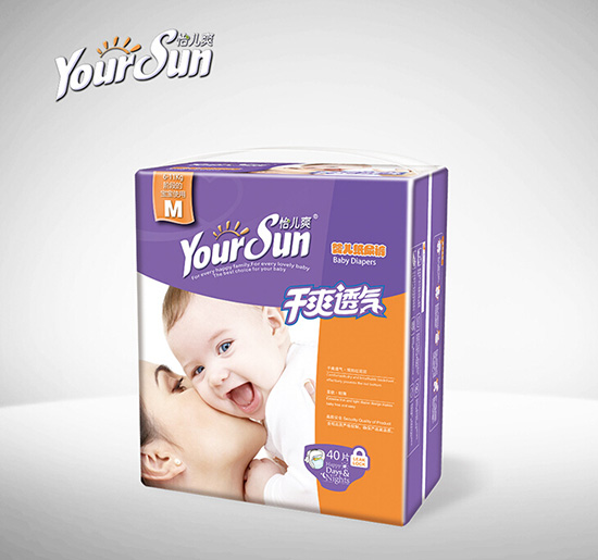 怡兒爽干爽透氣紙尿褲M40片