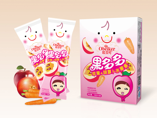 歐貝可蘋(píng)果+胡蘿卜水果條