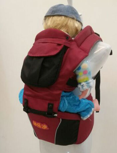 幼樂(lè)迪雙肩包小孩抱袋