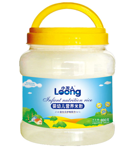 小龍人益生元護暢配方y(tǒng)ingye營養(yǎng)米粉800g