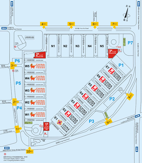 2015中國(guó)嬰童展展館平面圖