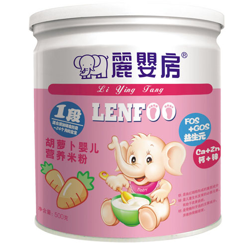 麗嬰房胡蘿卜yinge營養(yǎng)米粉1段