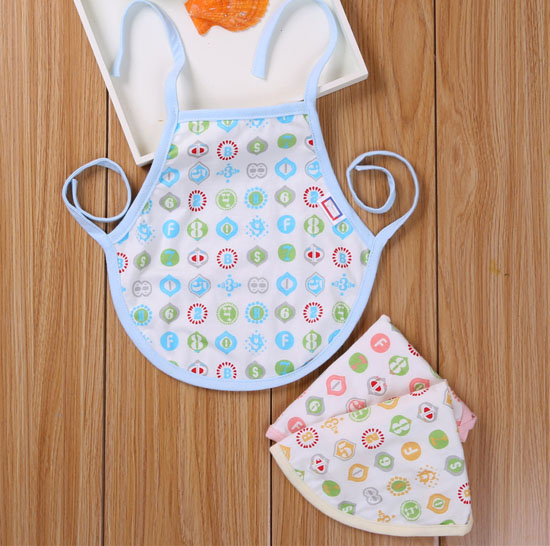 金色小魚(yú)單面竹纖維數(shù)字肚兜