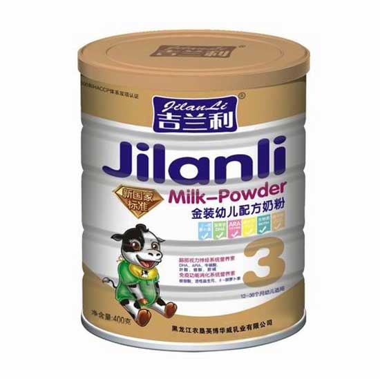 吉蘭利金裝yinge配方奶粉3段400克