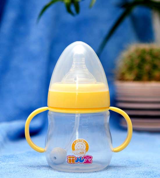 菲兒寶180ML寬口PP全自動(dòng)奶瓶(黃)