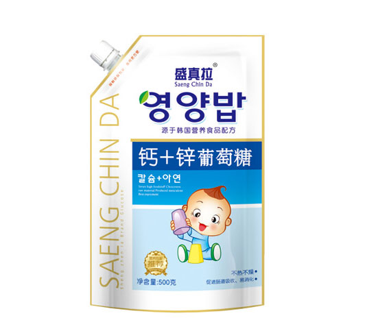 盛真拉鈣+鋅葡萄糖(袋)