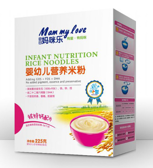 巨日媽咪樂yingye鐵鋅鈣配方營(yíng)養(yǎng)米粉(盒裝)