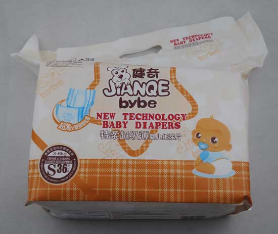 健奇特柔超級薄yinge紙尿片S碼36片