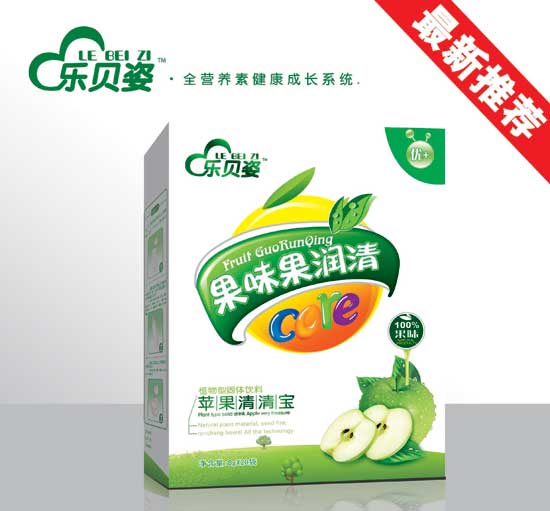 樂(lè)貝姿蘋(píng)果果味清清寶