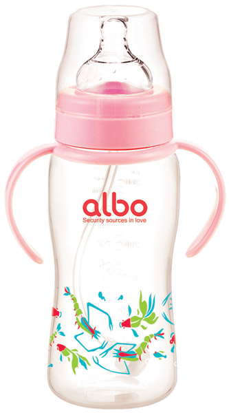 愛樂寶300mlPP自動奶瓶粉紅