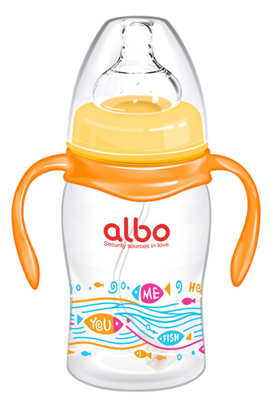 愛樂寶220ml寬口圓弧自動(dòng)奶瓶