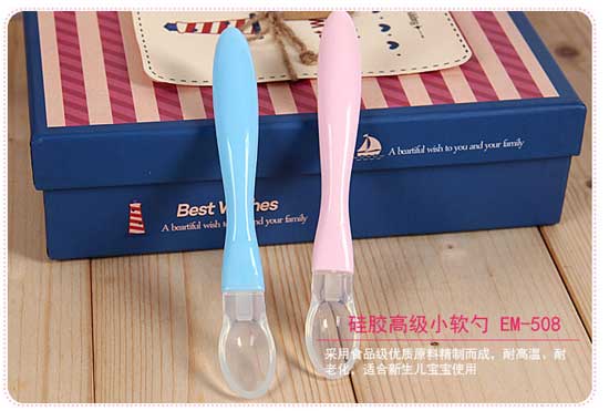 皇嬰硅膠高級小軟勺
