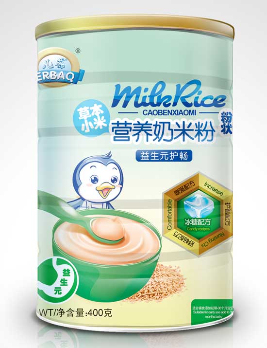 兒葆益生元護(hù)暢草本小米營(yíng)養(yǎng)奶米粉