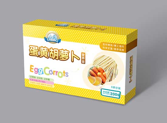 兒葆蛋黃胡蘿卜營養(yǎng)面