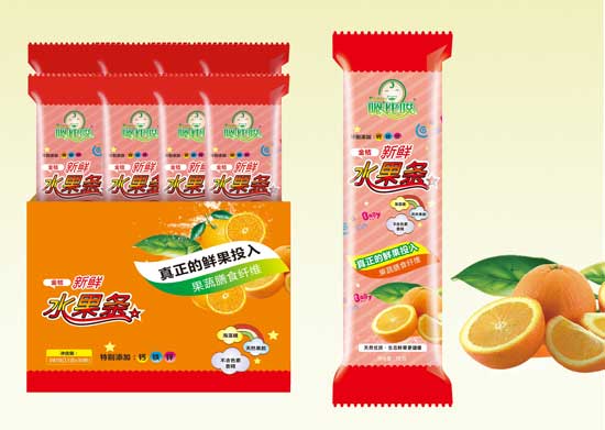 嗯比哎金桔味果條