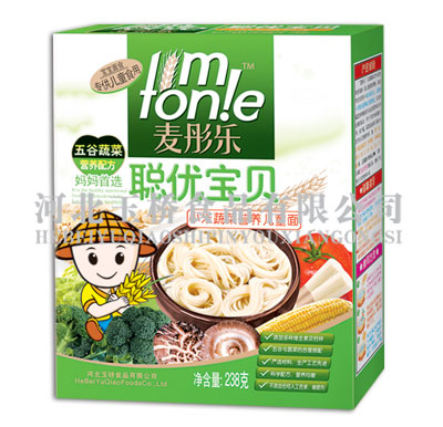 麥彤樂238克聰優(yōu)寶貝小米蔬菜營養(yǎng)兒童掛