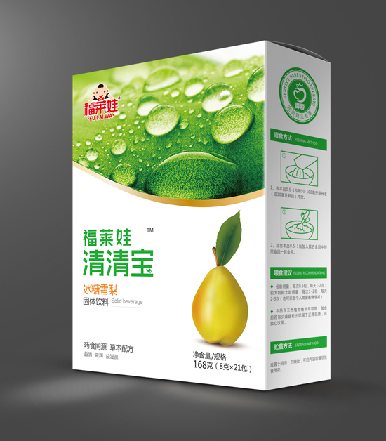 福萊娃冰糖雪梨清清寶盒裝