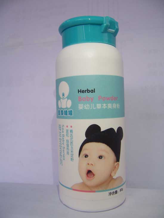 童泰娃娃yingye草本爽身粉
