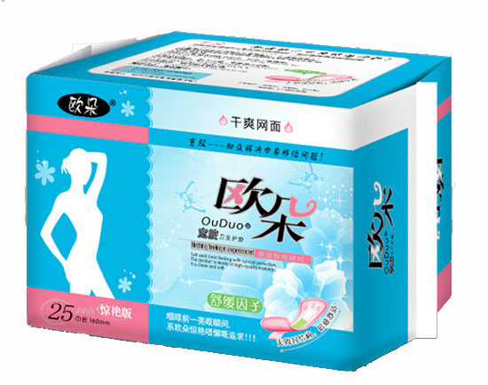 歐朵干爽網面25片護墊