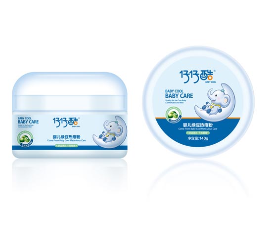 仔仔酷yinge綠豆熱痱粉