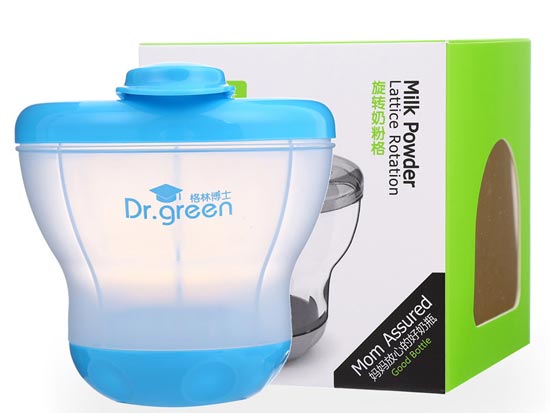 格林博士旋轉(zhuǎn)奶粉格藍色