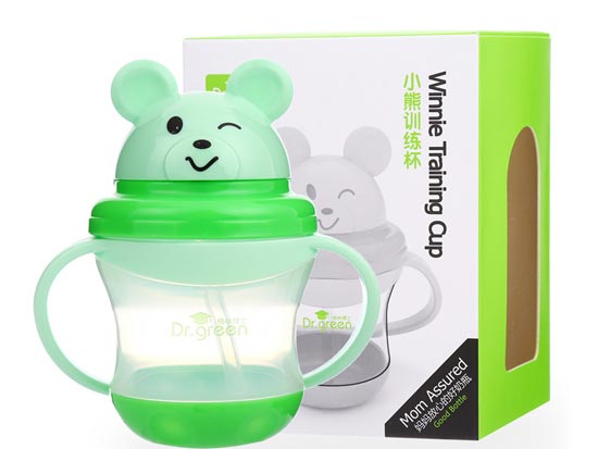 格林博士小熊訓(xùn)練杯綠色