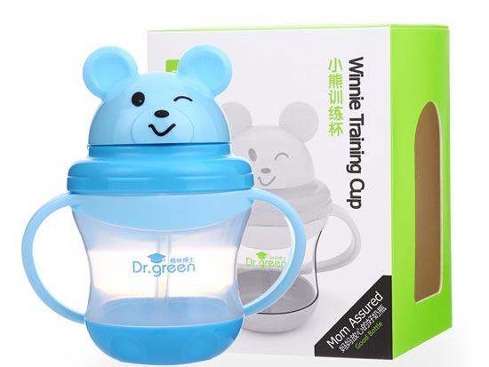 格林博士小熊訓(xùn)練杯藍(lán)色