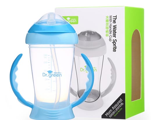 格林博士水精靈帶柄杯藍色