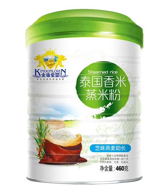 金盾愛嬰芝麻燕麥助長泰國香米蒸米粉