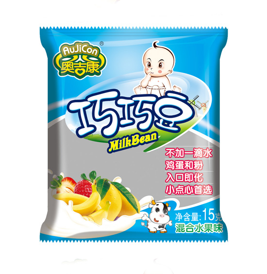 奧吉康yinge巧巧豆水果味