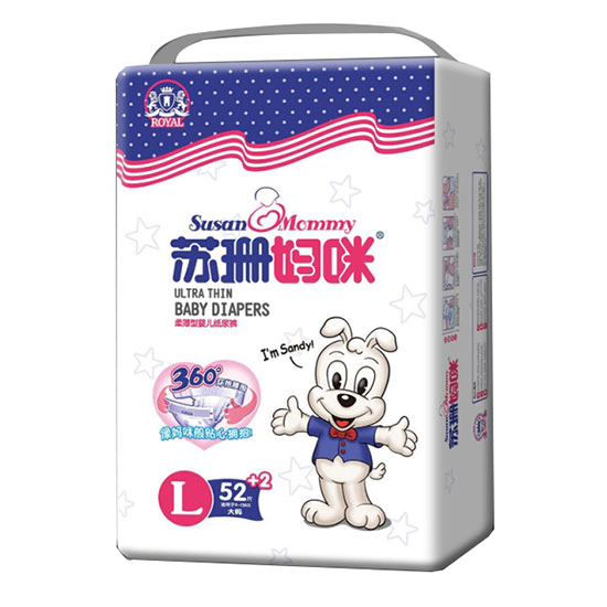 蘇珊媽咪柔薄型yinge紙尿褲L54片