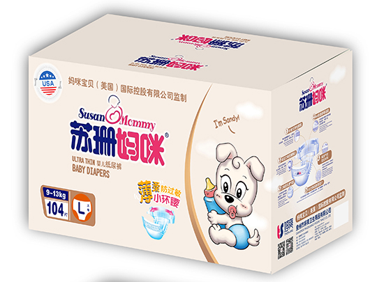 蘇珊媽咪嬰兒紙尿褲L104片