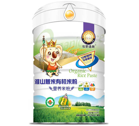 牧野漁趣淮山薏米有機(jī)米粉聽裝