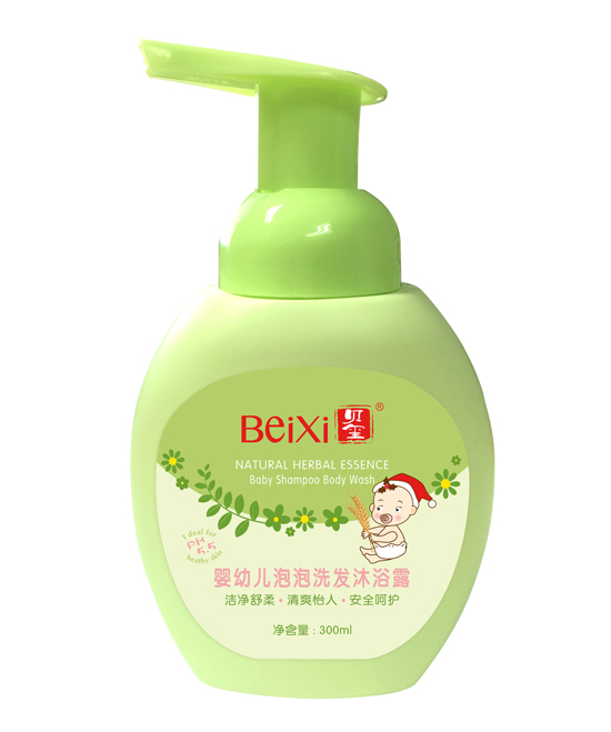 貝璽yinge金銀花泡泡洗發(fā)沐浴露