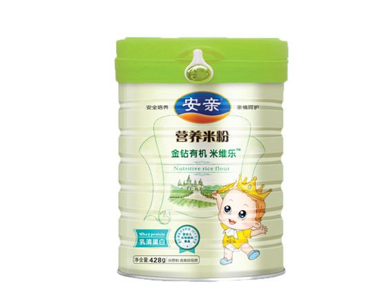 安親428克有機(jī)米維樂(lè)米粉乳清蛋白配方