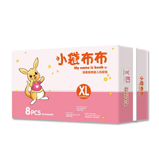 小袋布布綿柔舒爽嬰兒紙尿褲XL8片