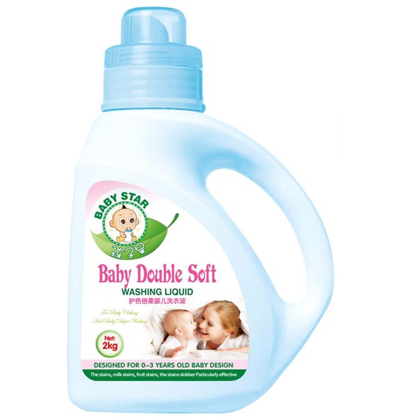 孩子星護(hù)色倍柔yinge洗衣液