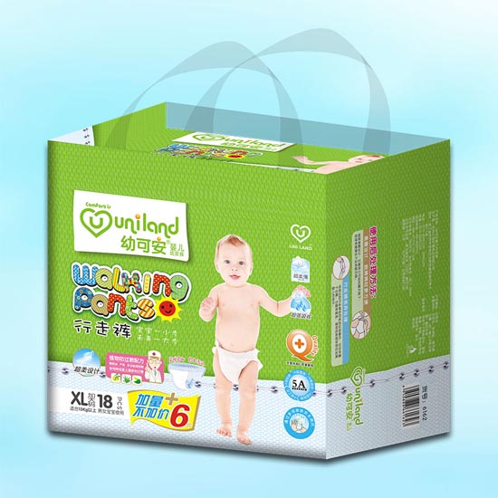 幼可安超柔yinge行走褲XL碼24入