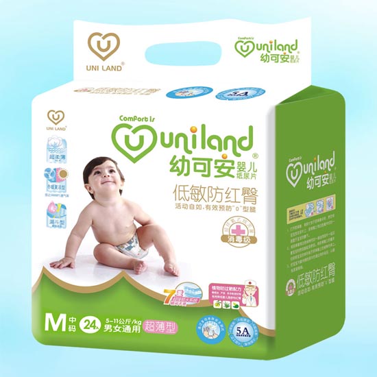 幼可安超薄嬰兒紙尿片M碼24入