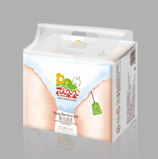 花兒朵朵萌寶愛(ài)柔嬰兒紙尿片XL碼26片