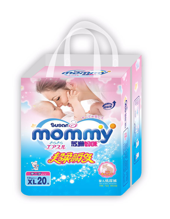 蘇珊媽咪超柔瞬吸嬰兒紙尿褲XL碼20片