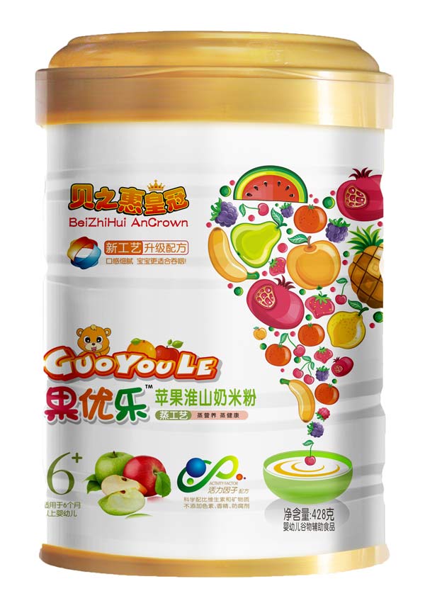 貝之惠果優(yōu)樂(lè)蘋果淮山奶米粉